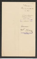 k.k. naturhistorisches Hofmuseum, Intendanzakten 1885-1896 (Hauer), Aktenzahl Z.740.a/1891, Seite 1